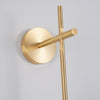 modern brass glass globe plug in wall lamp