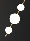 modern brass glass globe plug in wall lamp
