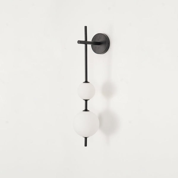 modern brass glass globe plug in wall lamp