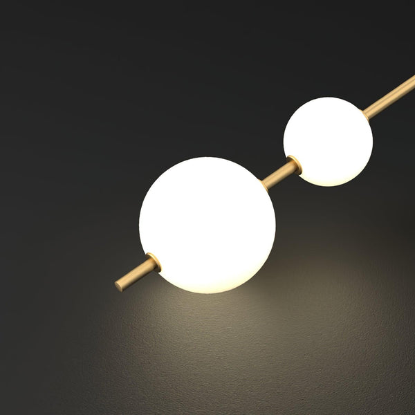 modern brass glass globe plug in wall lamp