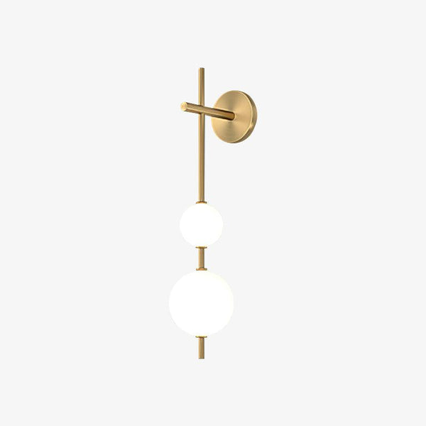 modern brass glass globe plug in wall lamp