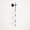 modern brass glass globe plug in wall lamp