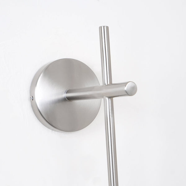 modern brass glass globe plug in wall lamp