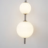modern brass glass globe plug in wall lamp