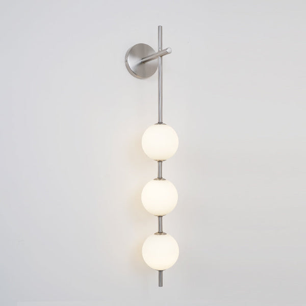 modern brass glass globe plug in wall lamp