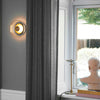 modern brass glass led table lamp