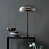 modern brass glass led table lamp