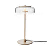 modern brass glass led table lamp
