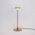 modern brass glass led table lamp