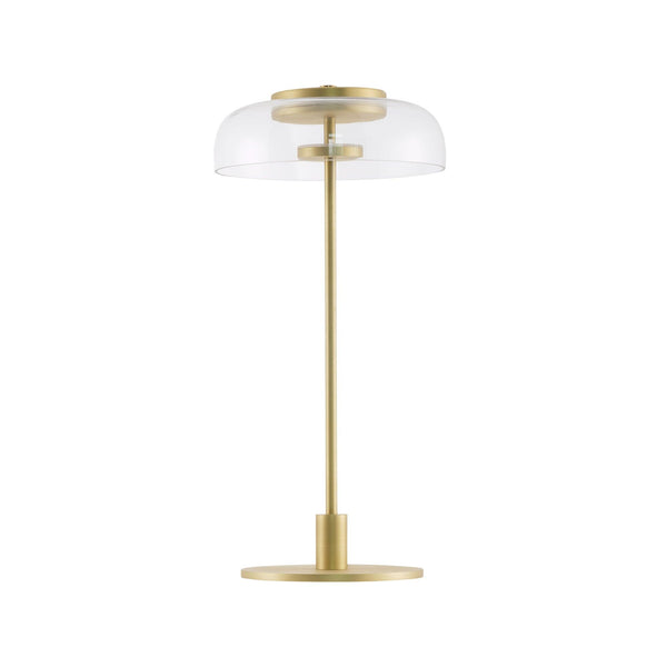 modern brass glass led table lamp