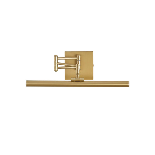 modern brass iron pc led wall lamp