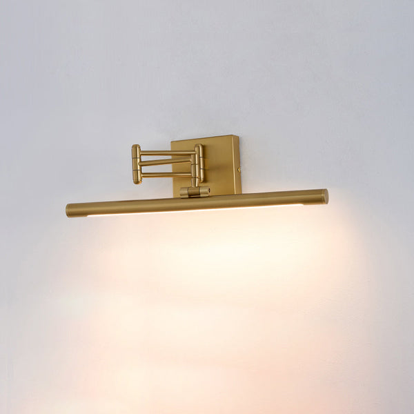 modern brass iron pc led wall lamp