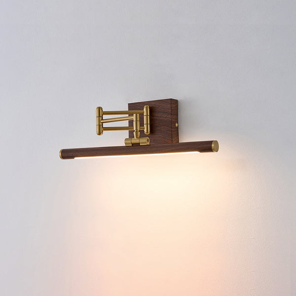 modern brass iron pc led wall lamp