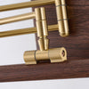 modern brass iron pc led wall lamp