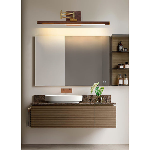 modern brass iron pc led wall lamp