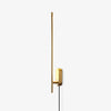 modern brass iron stick plug in wall sconce