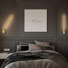 modern brass iron stick plug in wall sconce