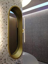 modern brass iron stick plug in wall sconce