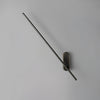 modern brass iron stick plug in wall sconce