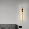 modern brass iron stick plug in wall sconce