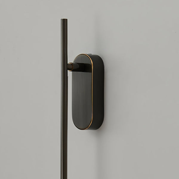 modern brass iron stick plug in wall sconce