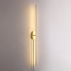 modern brass iron stick plug in wall sconce