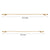 modern brass linear led vanity wall light