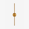 modern brass linear rechargeable wall sconce