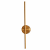 modern brass linear rechargeable wall sconce