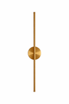 modern brass linear rechargeable wall sconce