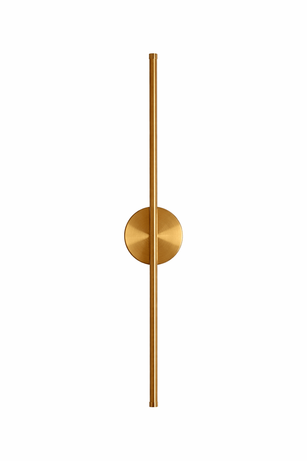modern brass linear rechargeable wall sconce