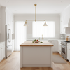 modern brass white aluminum linear chandelier