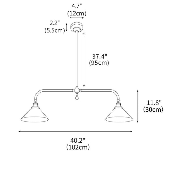 modern brass white aluminum linear chandelier