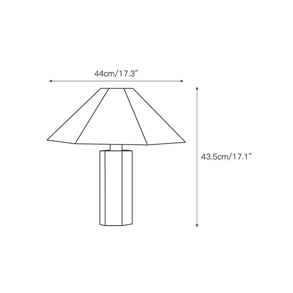 modern burl wood organic table lamp