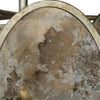 modern champagne mirrored glass oval chandelier