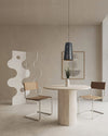 modern charcoal black iron tapered pendant lamp