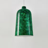 modern charcoal black iron tapered pendant lamp