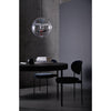 modern chrome acrylic globe pendant light