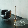 modern chrome acrylic sculpture led floor lamp