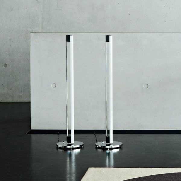 modern chrome acrylic sculpture led floor lamp