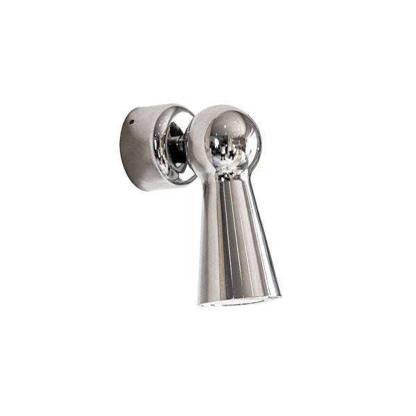 modern chrome aluminum cylinder wall lamp