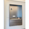 modern chrome aluminum cylinder wall lamp