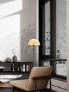 modern chrome double layer acrylic floor lamp