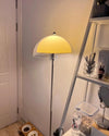 modern chrome double layer acrylic floor lamp
