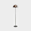 modern chrome double layer acrylic floor lamp