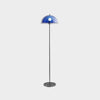 modern chrome double layer acrylic floor lamp