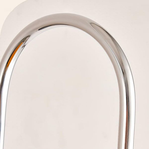 modern chrome gradient glass wall sconce