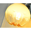 modern chrome gradient glass wall sconce