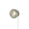 modern chrome lava plug in wall lamp
