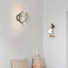 modern chrome lava plug in wall lamp